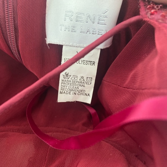 Red sequin prom dress - Picture 5 of 7